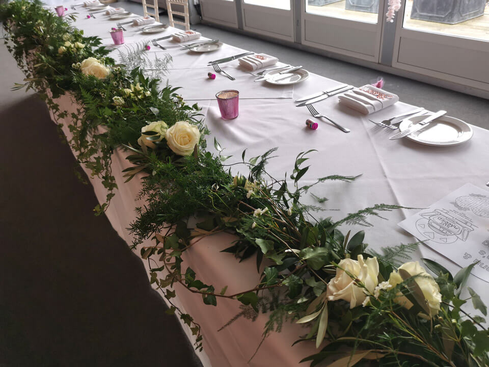 Top table runner - Braxted Park